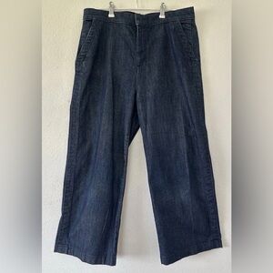 J.crew Rayner Wide-Leg Denim Dark Wash Women’s jeans size 29